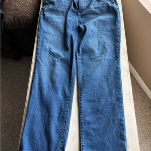 Democracy Women's Straight-Leg Jeans in Classic Blue